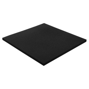 Podłoga na siłownię Gym Square Mini 50x50 cm – widok pod skosem, gumowa mata Elevate