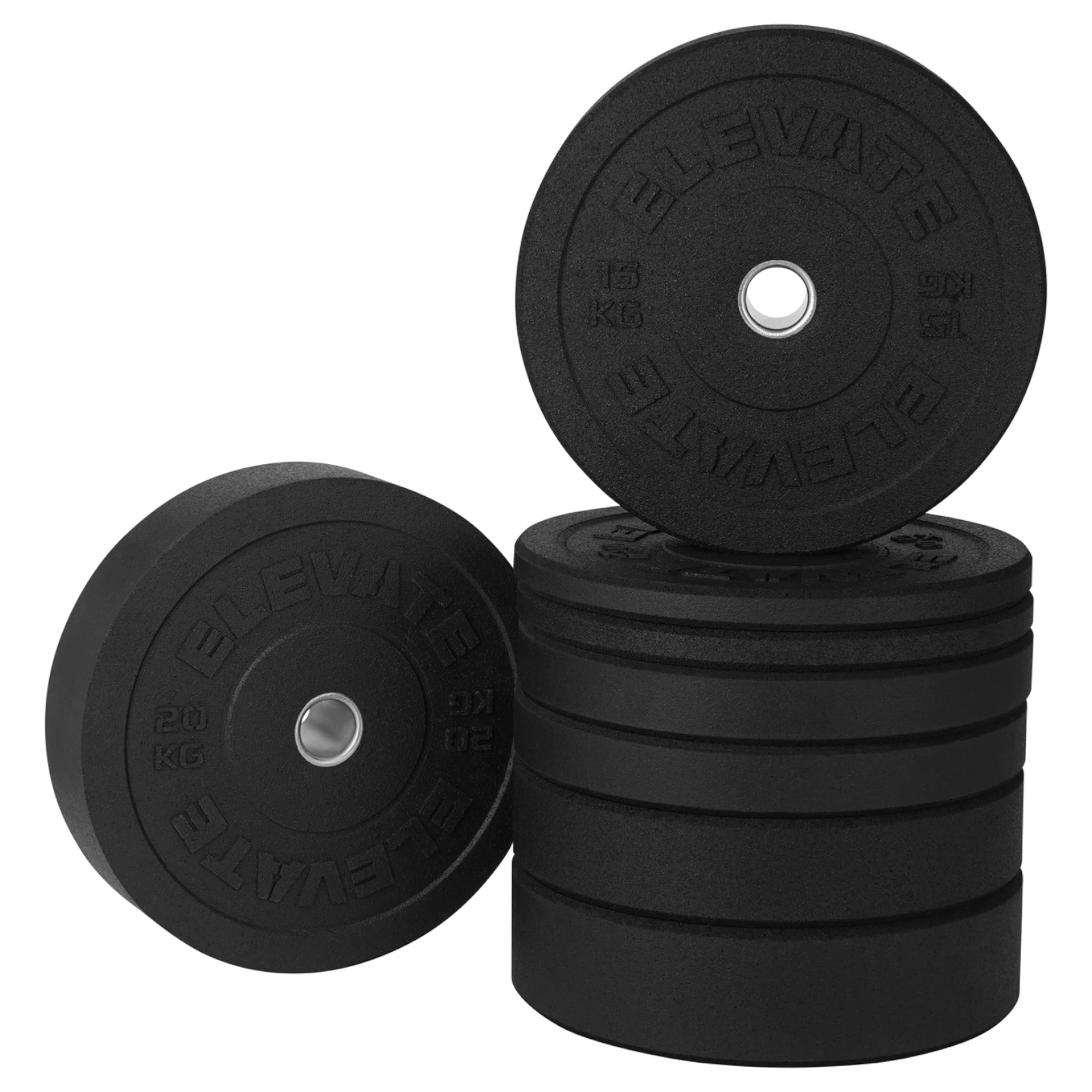 Bumpery olimpijskie ST zestaw gumowych obciążeń 30–150 kg