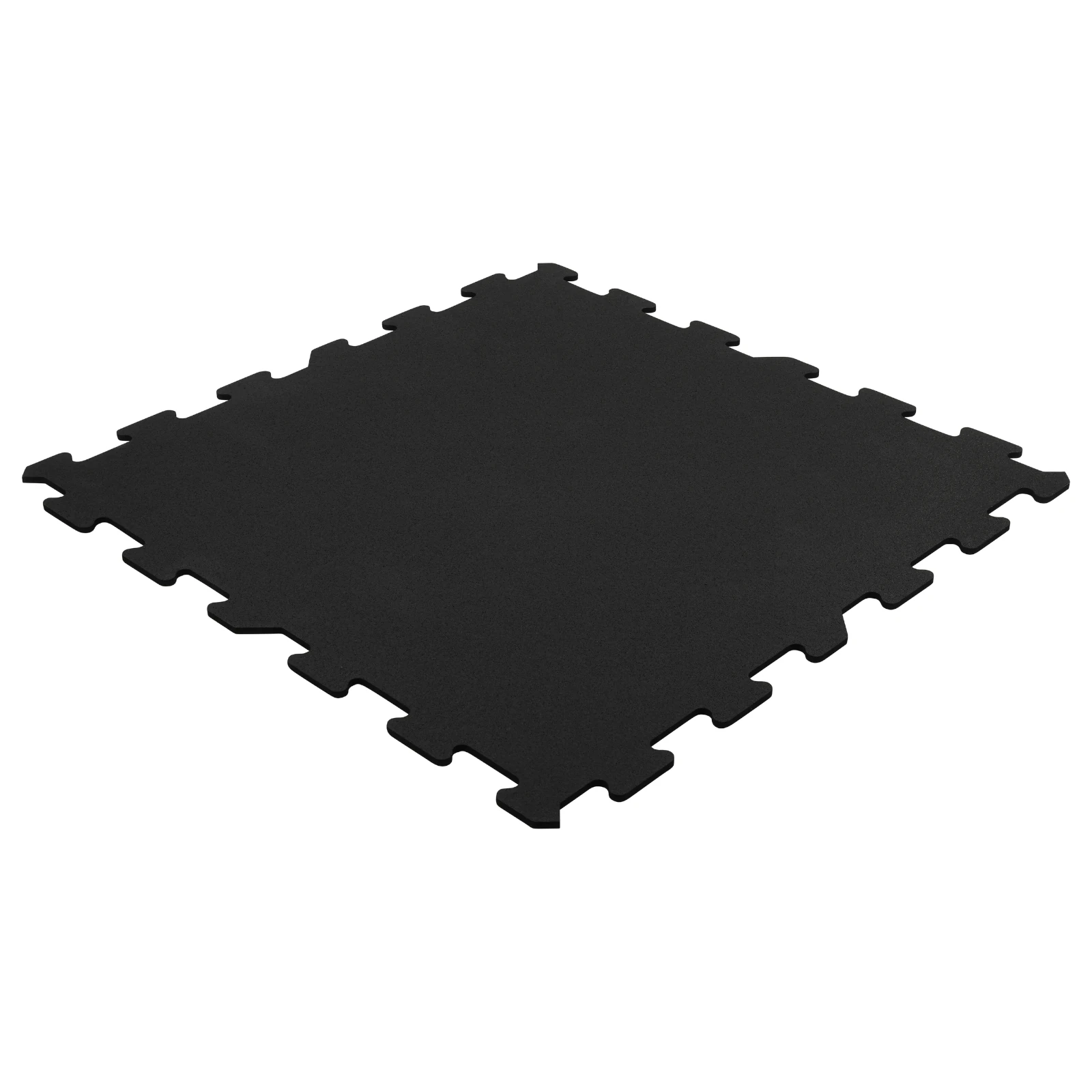 Czarna mata gumowa PRO Slim 102x102 cm w rzucie izometrycznym